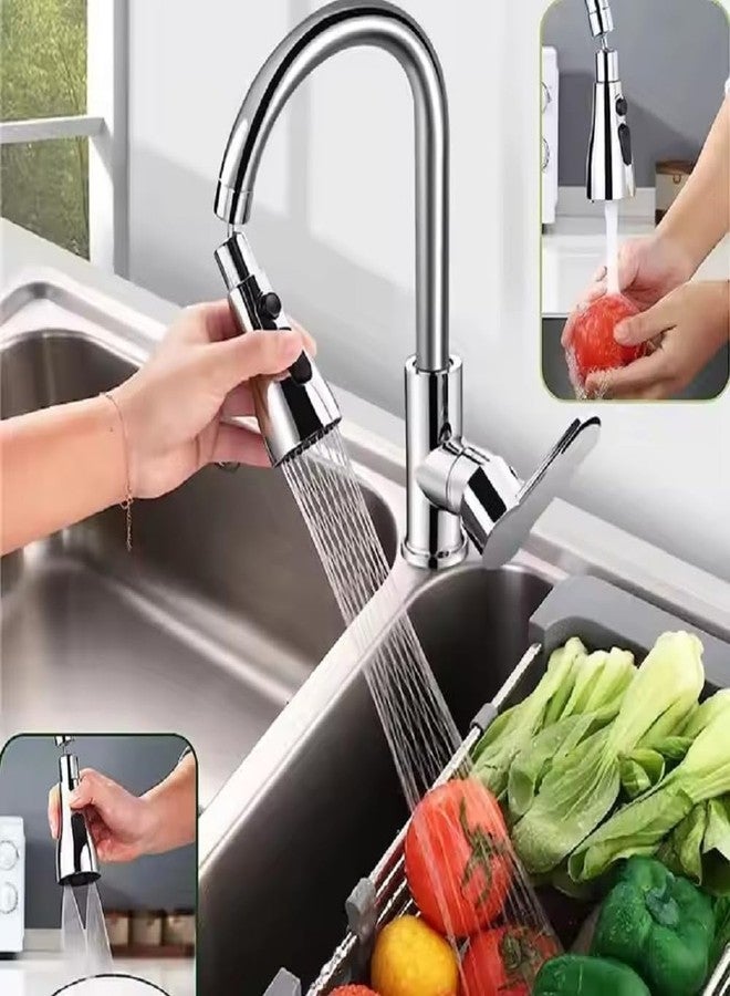 Daesyn Deal Flexible Faucet Extender for Kitchen & Bathroom | 360° Rotatable Water Saving Tap Attachment | Durable & Modern Design | Adjustable Nozzle for Sink Cleaning - Image 3